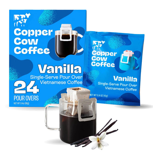 Premium Vietnamese Coffee Single-Serve Vanilla Coffees 24 Pack