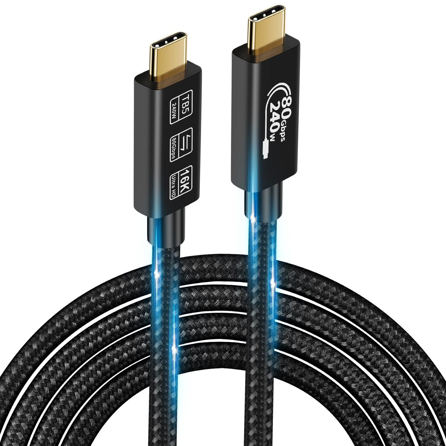 High-Speed Thunderbolt 5 USB4 Cable