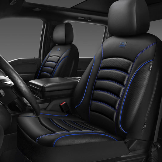 CAR PASS 3D Foam PU Leather Car Seat Covers for Ultimate Comfort