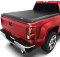 oEdRo Soft Roll Up Truck Bed Tonneau Cover Compatible with 2014-2019
