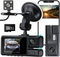 Dash Cam Front and Rear 1080P Full HD 3 Channel - Dual View Protection