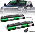 HLauto 6Z4J Emergency Dash Strobe Lights - Bright 2x16.8in Visor Bars