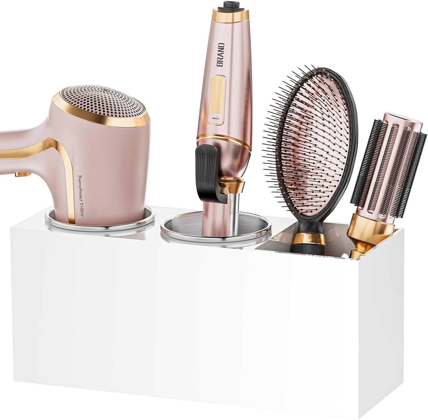 YUNEASELF Hair Tool Organizer: Stylish Storage Solution