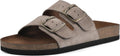 WHITE MOUNTAINT womens Helga suede slide sandal - Comfortable