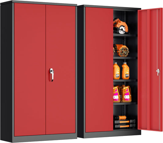 INTERGREAT Metal Storage Cabinet: Secure and Spacious Design