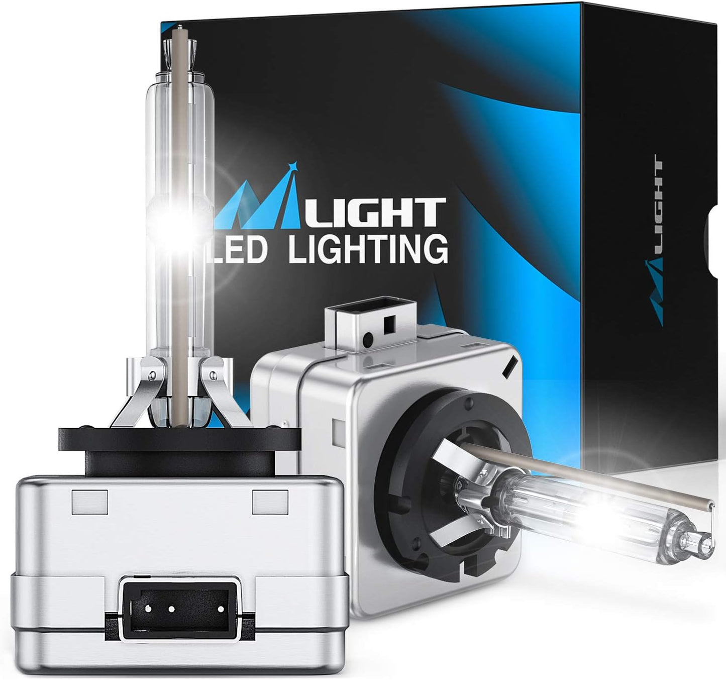 Nilight D1S HID Xenon Headlight Bulbs for 12V Cars, 6000K
