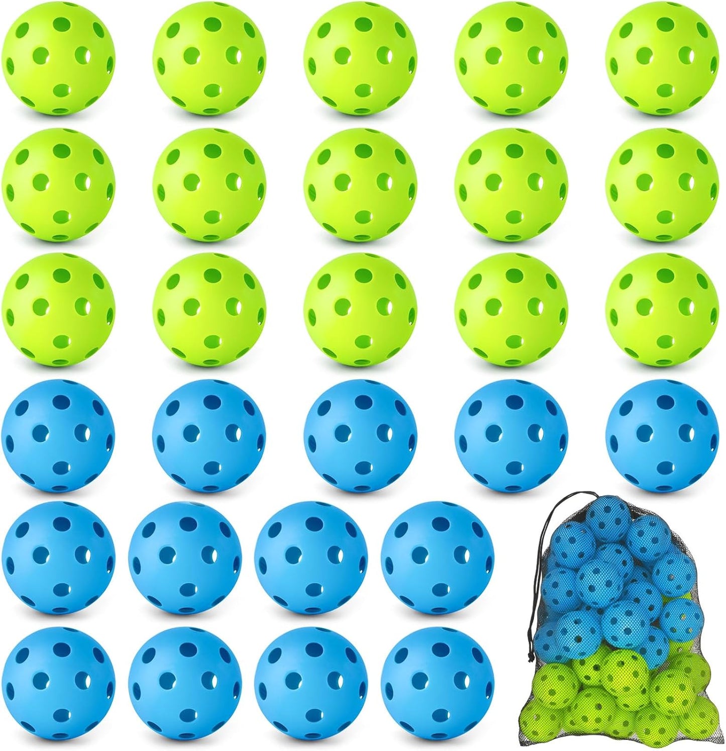 30 Pcs Practice Baseballs for Hitting, Lightweight Soft Balls
