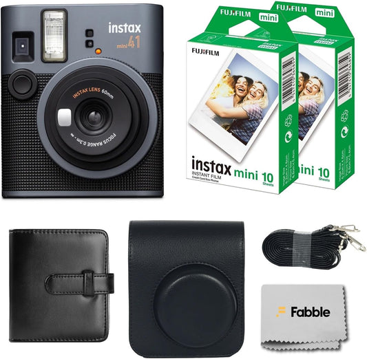 Fujifilm Instax Mini 41 Instant Film Camera Bundle for Memories
