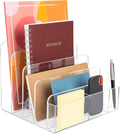 Acrylic Desk Filer - Clear Office Organizer