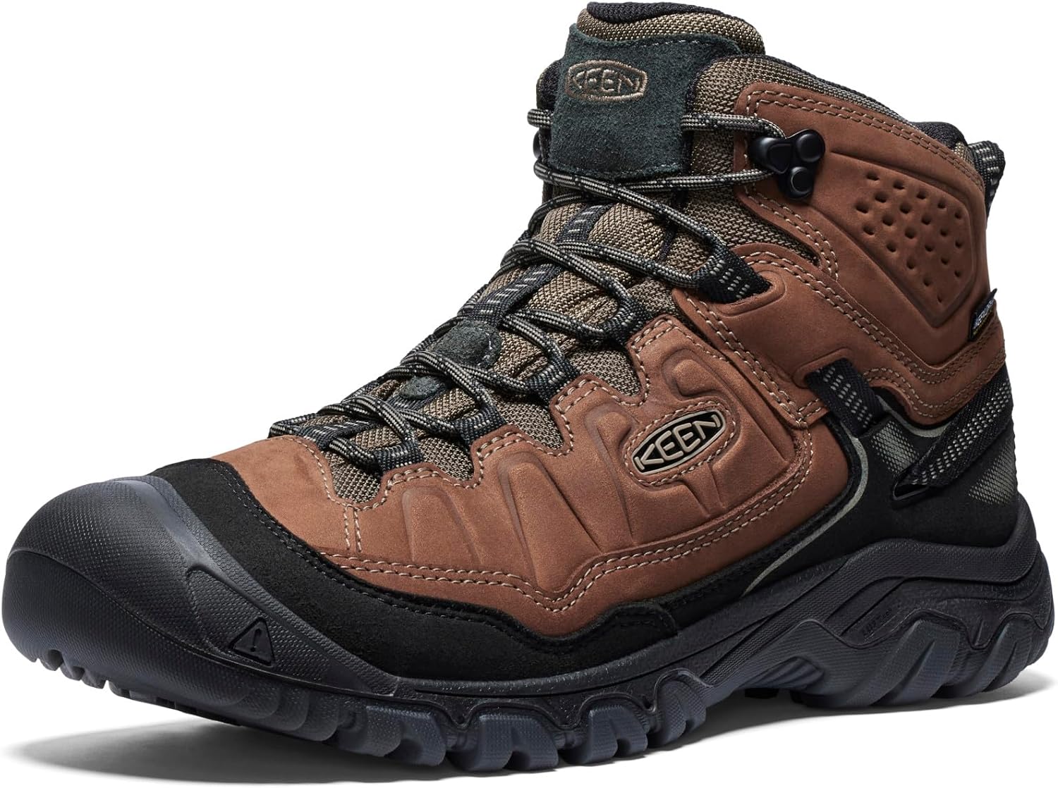 KEEN Men's Targhee 4 Mid Waterproof Hiking Boots for Comfort