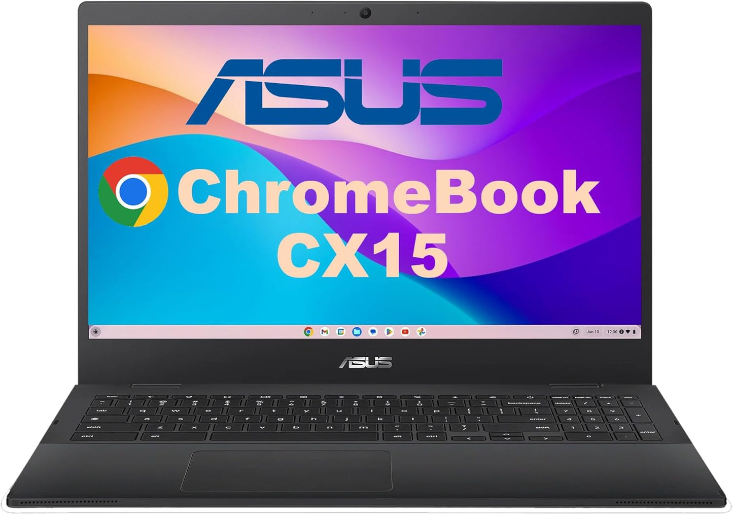 ASUS CX15 Chromebook with 15.6 FHD Display and Intel Celeron
