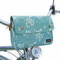 TOURBON Bike Bag Waxed Canvas Handlebar Pouch for Cycling