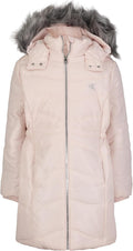 Calvin Klein Girls Hooded Winter Puffer Jacket - Cozy Fleece Lined