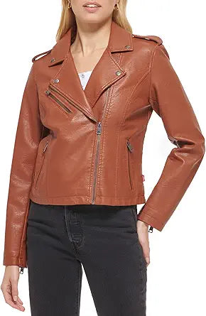 Levi's Women's Faux Leather Classic Asymmetrical Motorcycle Jacket