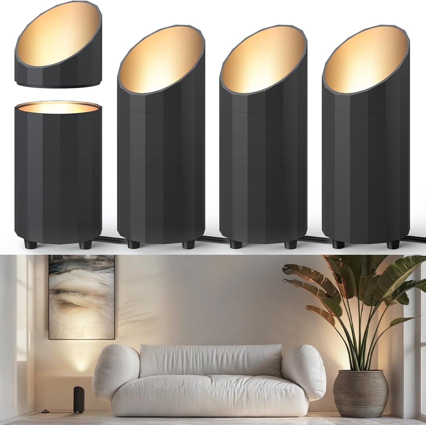 Barrina Uplighting Indoor Spotlight for Home Decor and Plants