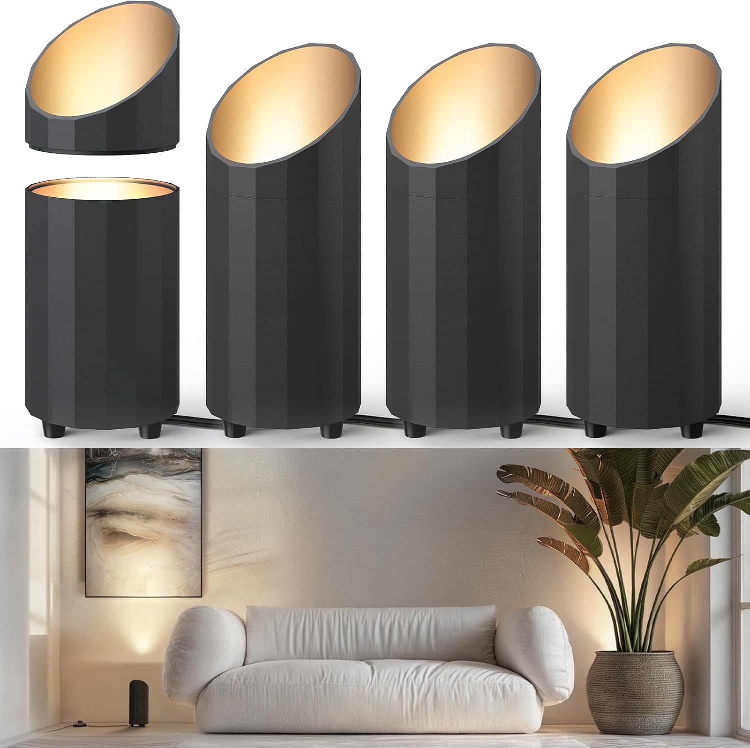 Barrina Uplighting Indoor Spotlight for Home Decor and Plants