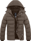 Wantdo Men's Hooded Winter Coat Warm Puffer Jacket - Reliable Cold