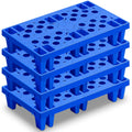 4 Pcs Plastic Pallets for Basement Storage Nestable Moisture