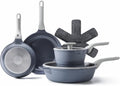 PRICUSIS Nonstick Pots and Pans Set, 9 Pieces - Ceramic, Induction