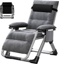 Zero Gravity Chair Patio Recliner - Adjustable Outdoor Lounge Chair