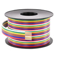 100ft 16AWG 7-Wire CCA Trailer Spool - Color-Coded 6-Way Harness