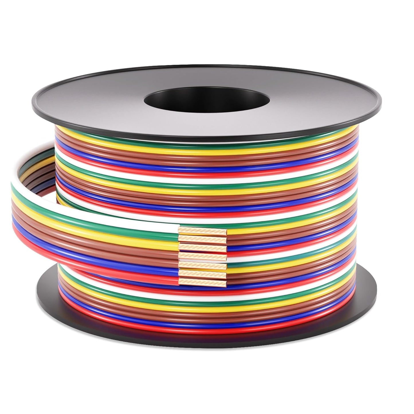100Ft 16AWG CCA Trailer Wiring Spool for RV and Camper Use