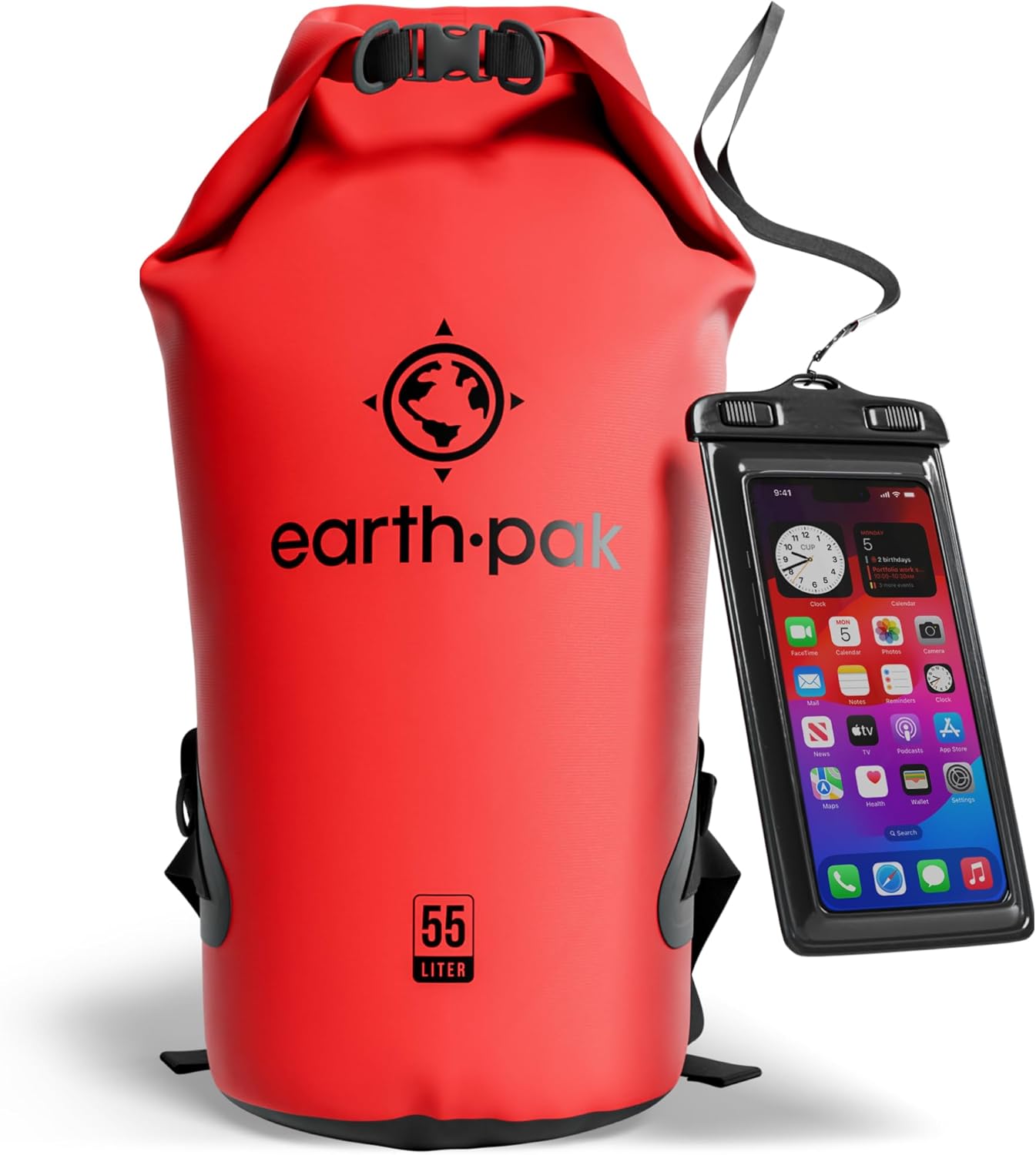 Earth Pak Waterproof Dry Bag - Reliable Roll Top Backpack