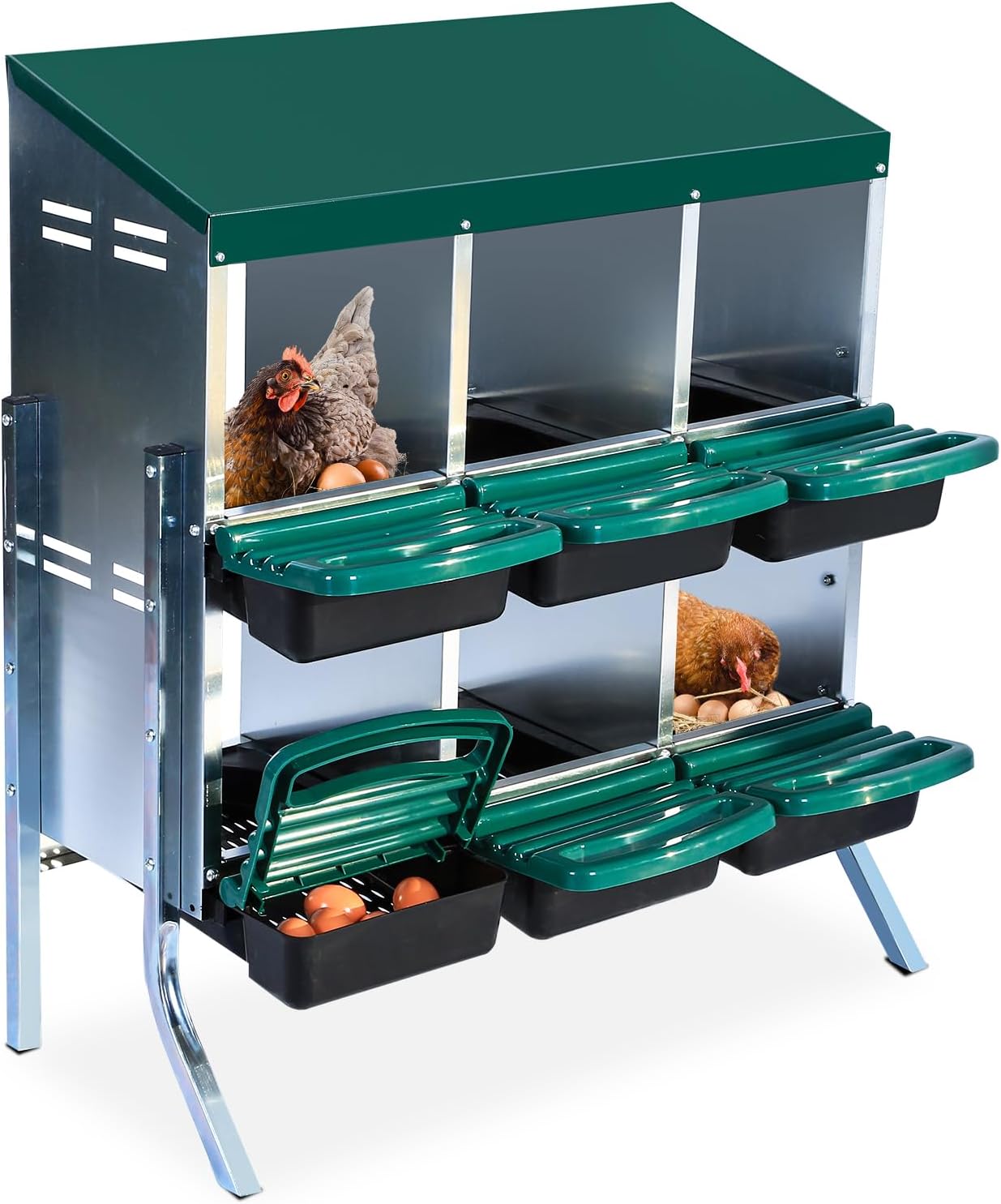 Chicken Nesting Box for Easy Egg Collection and Cleanliness
