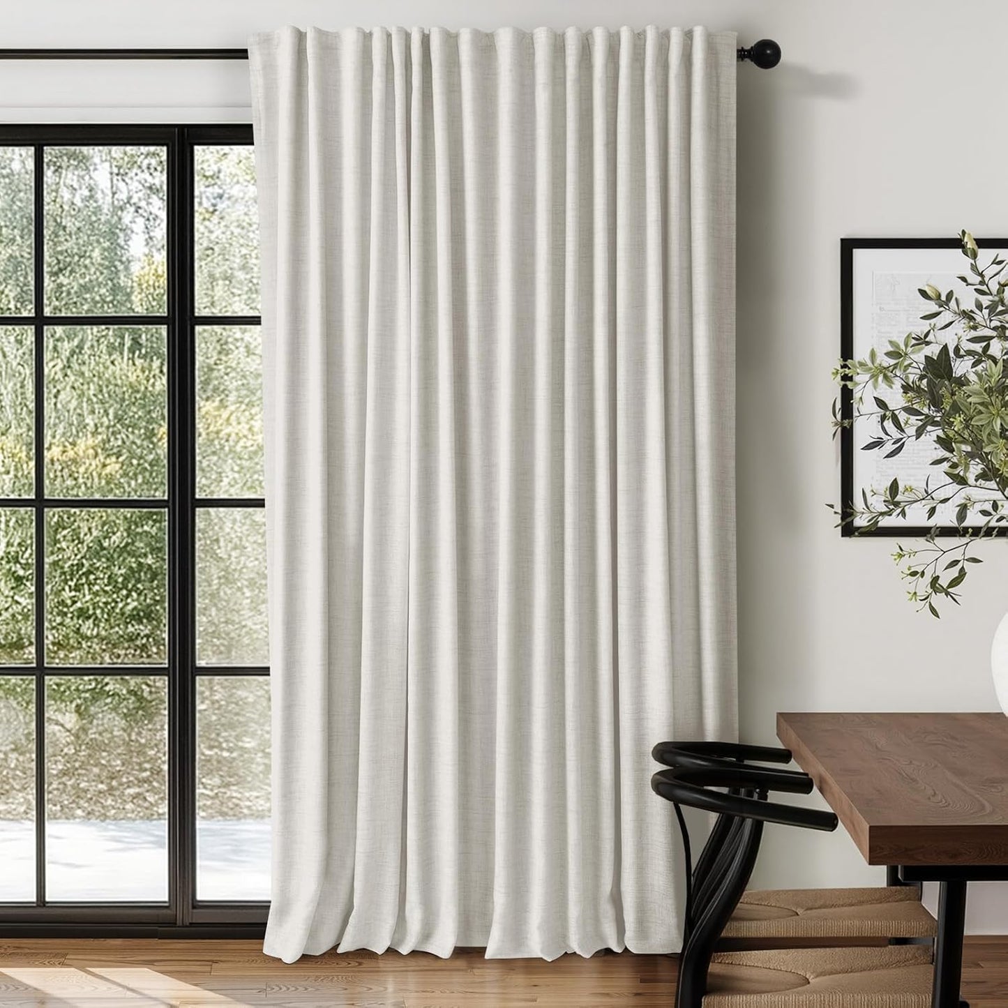 100% Blackout Curtains for Bedroom and Living Room 84 in Long