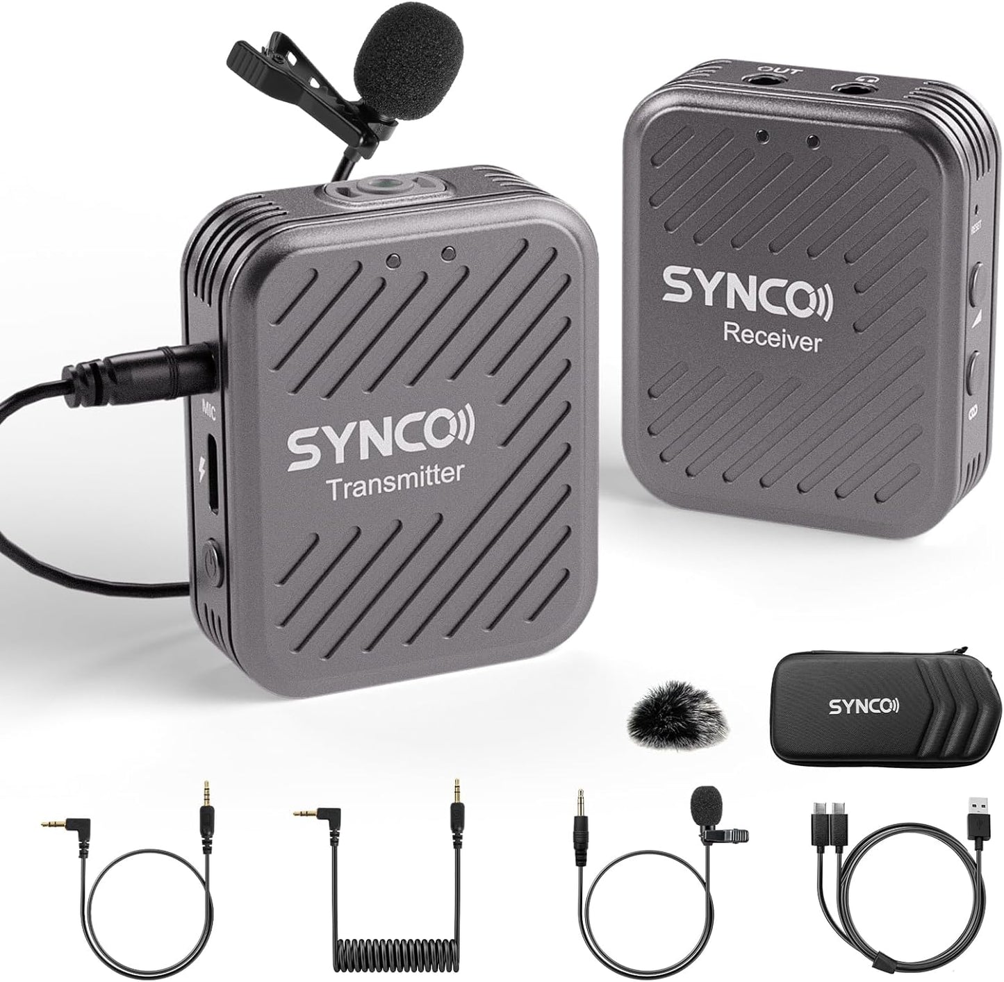 SYNCO G1(A1) Wireless Lavalier Microphone for DSLR Cameras