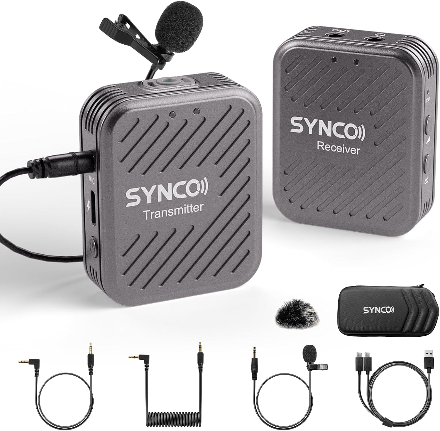 SYNCO G1(A1) Wireless Lavalier Microphone for DSLR Cameras