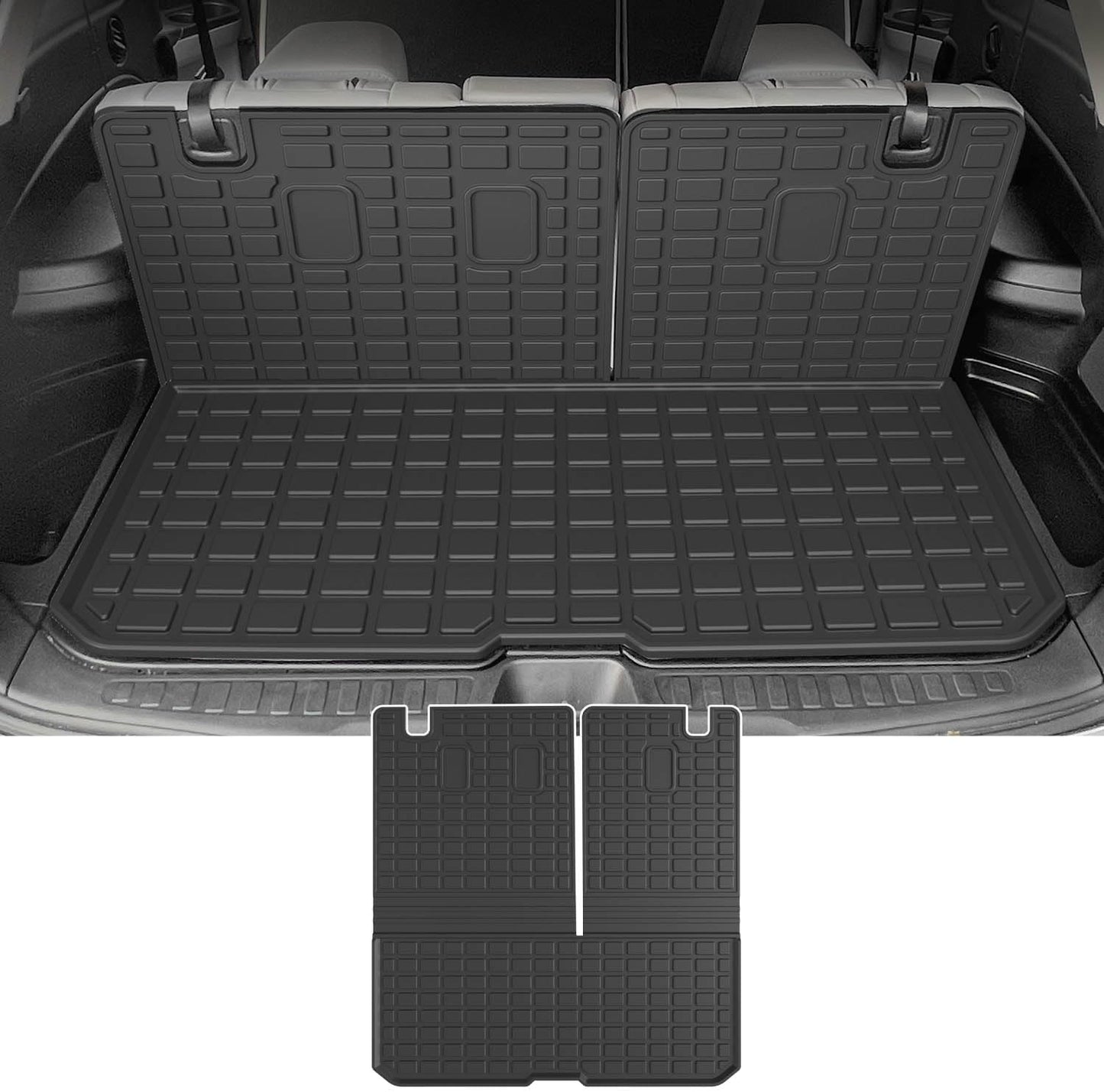 powoq Cargo Mat for 2016-2025 Honda Pilot Trunk Protection