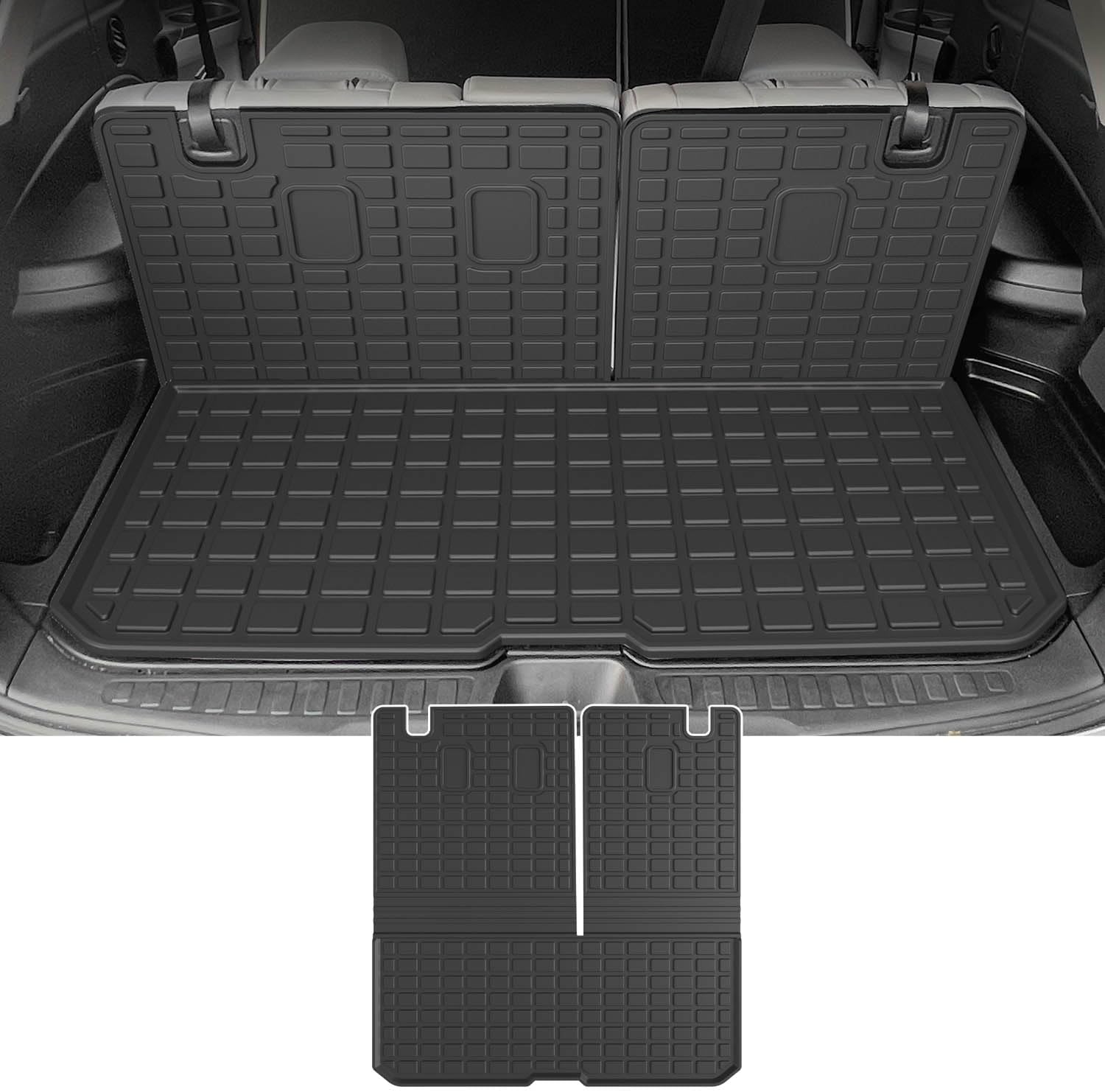 powoq Cargo Mat for 2016-2025 Honda Pilot Trunk Protection