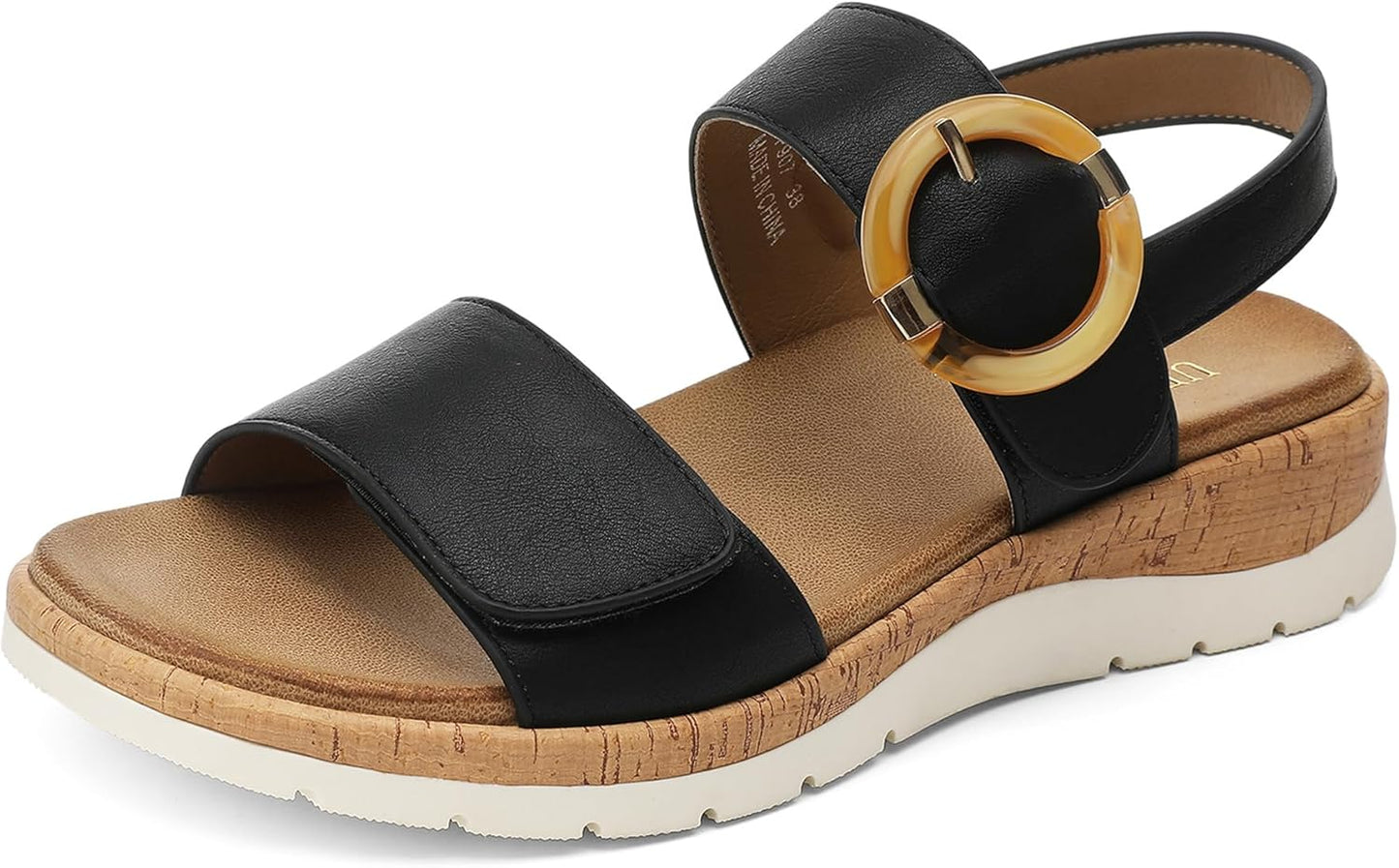 UBFEN Womens Flat Sandals with Arch Support for Summer Comfort