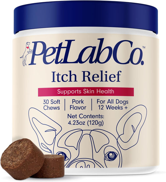PetLab Co. Itch Relief Chews for Healthy Skin & Coat Support