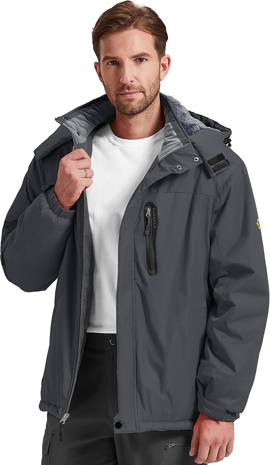 Kugnala Men's Waterproof Ski Jacket ~ Stay Warm & Dry!