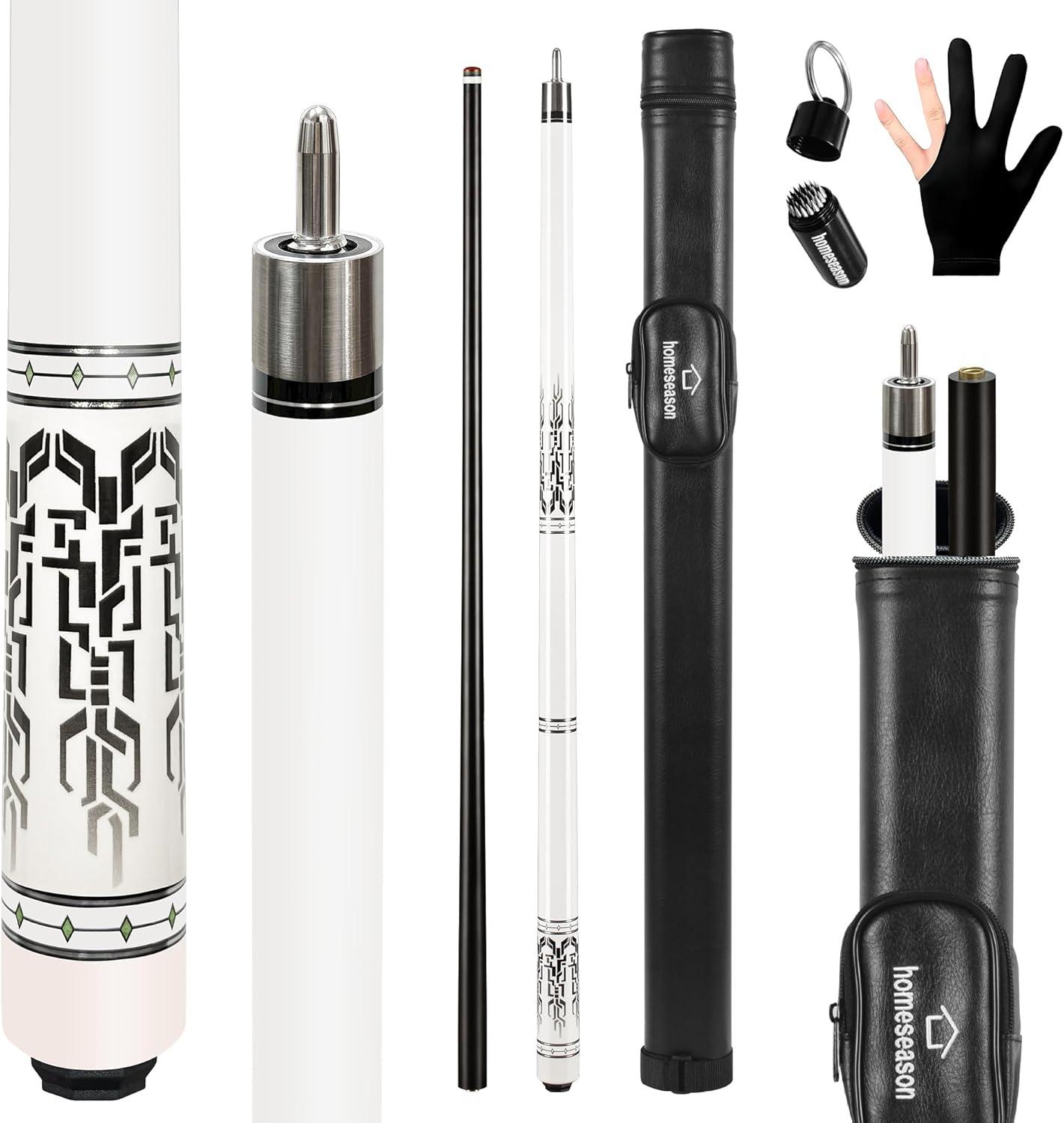 Professional Glass Fiber Pool Cue 58in for Ultimate Control
