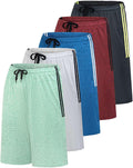 Mens 5 Pack 9in Dry-Fit Shorts - Lightweight Activewear Value