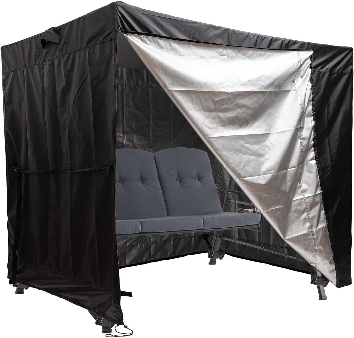 Outdoor Swing Cover for 3 Seater Waterproof All Weather Protection