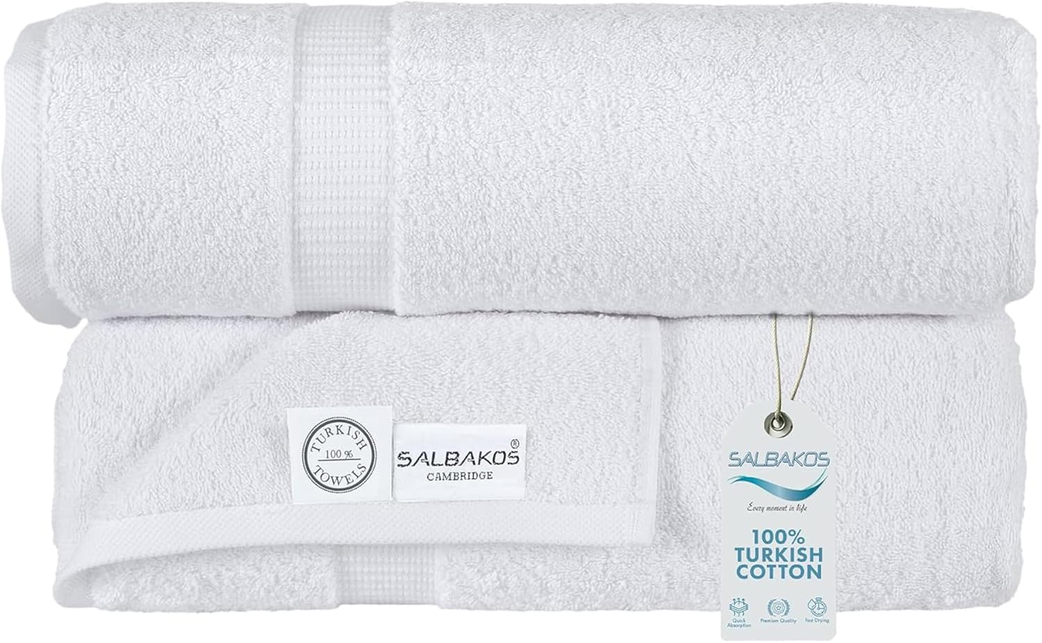 Premium Jumbo Bath Sheet Set - 100% Turkish Cotton Comfort