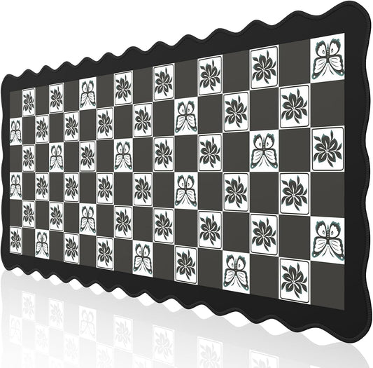 iCasso XXL Large Desk Mat - Non-Slip & Stylish Butterfly Design