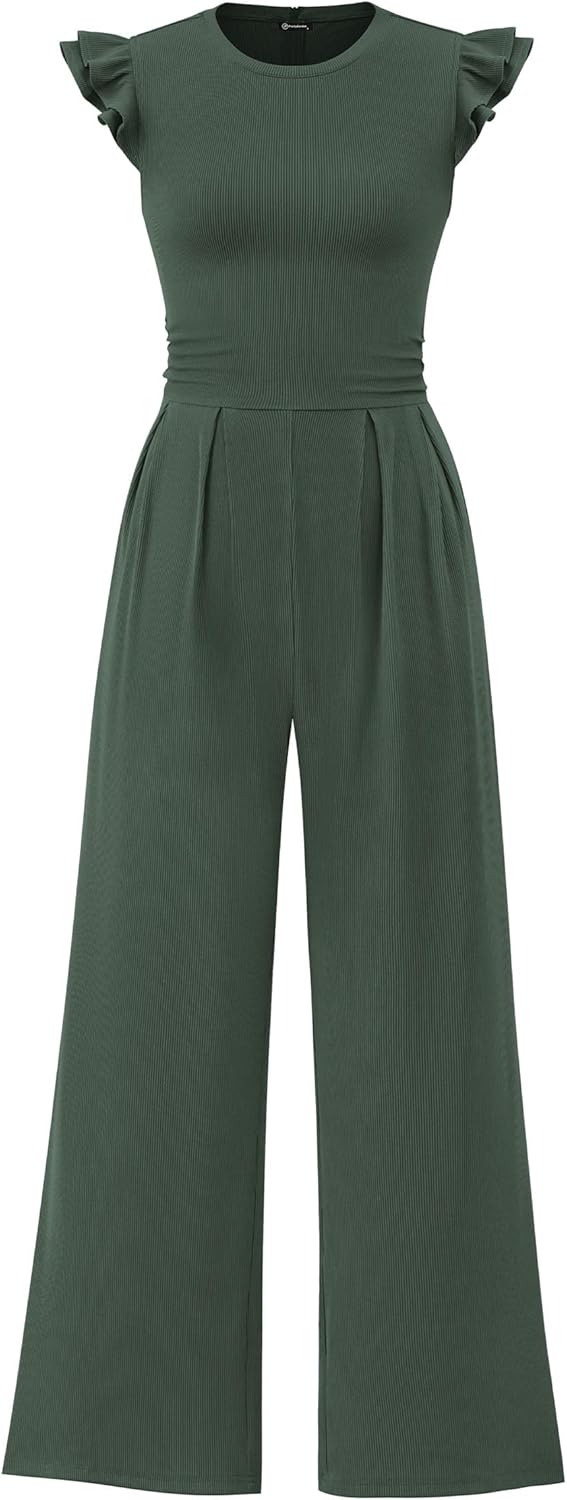 PRETTYGARDEN Summer Jumpsuits for Women Dressy Fashion 2025