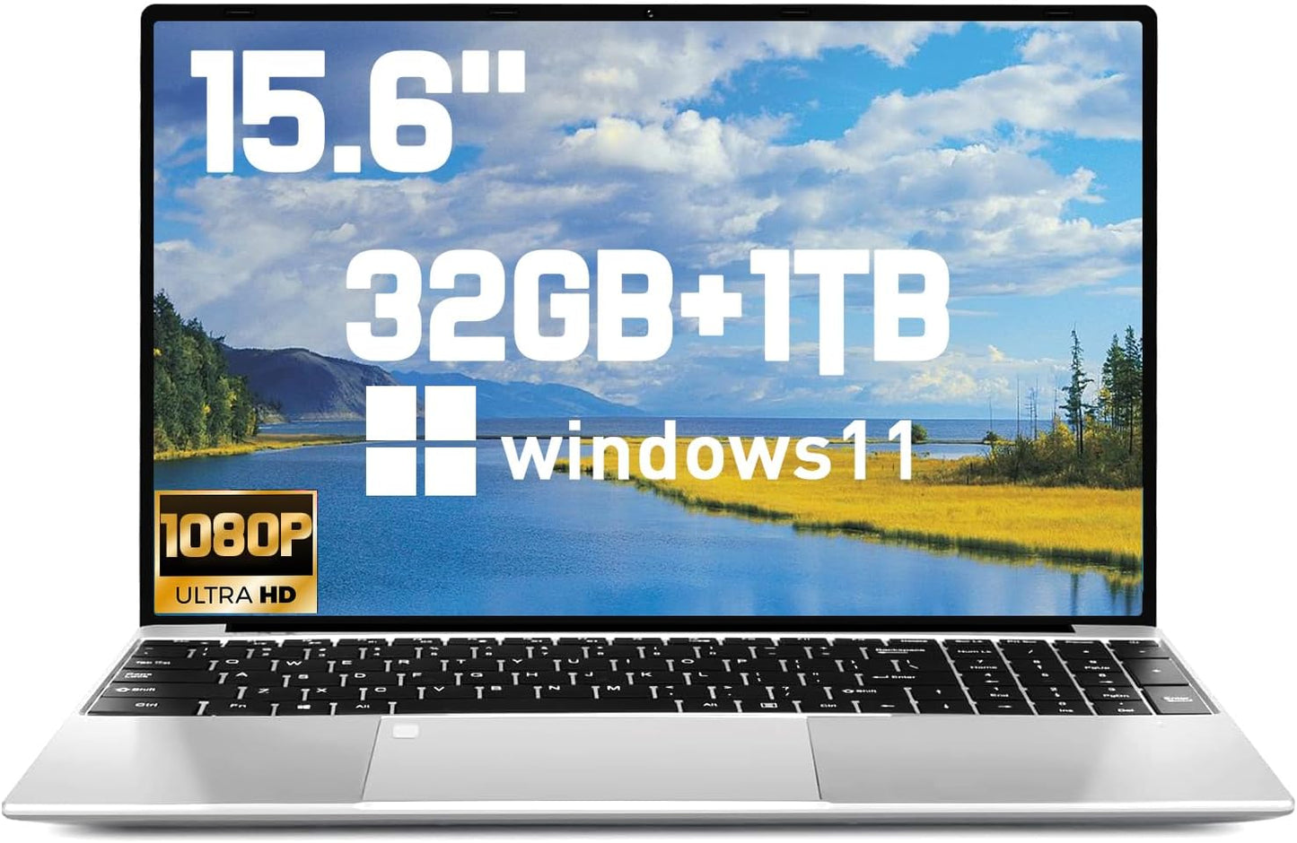 2025 Latest 15.6ft' Laptop with 1TB SSD and 32GB RAM