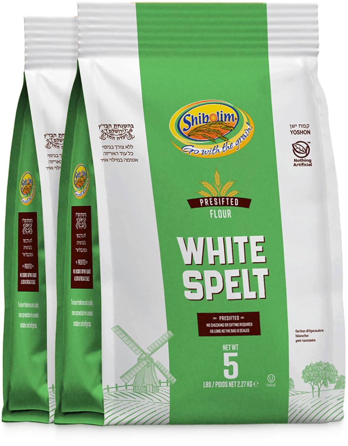 Shibolim White Spelt Flour for Sourdough Bread Baking