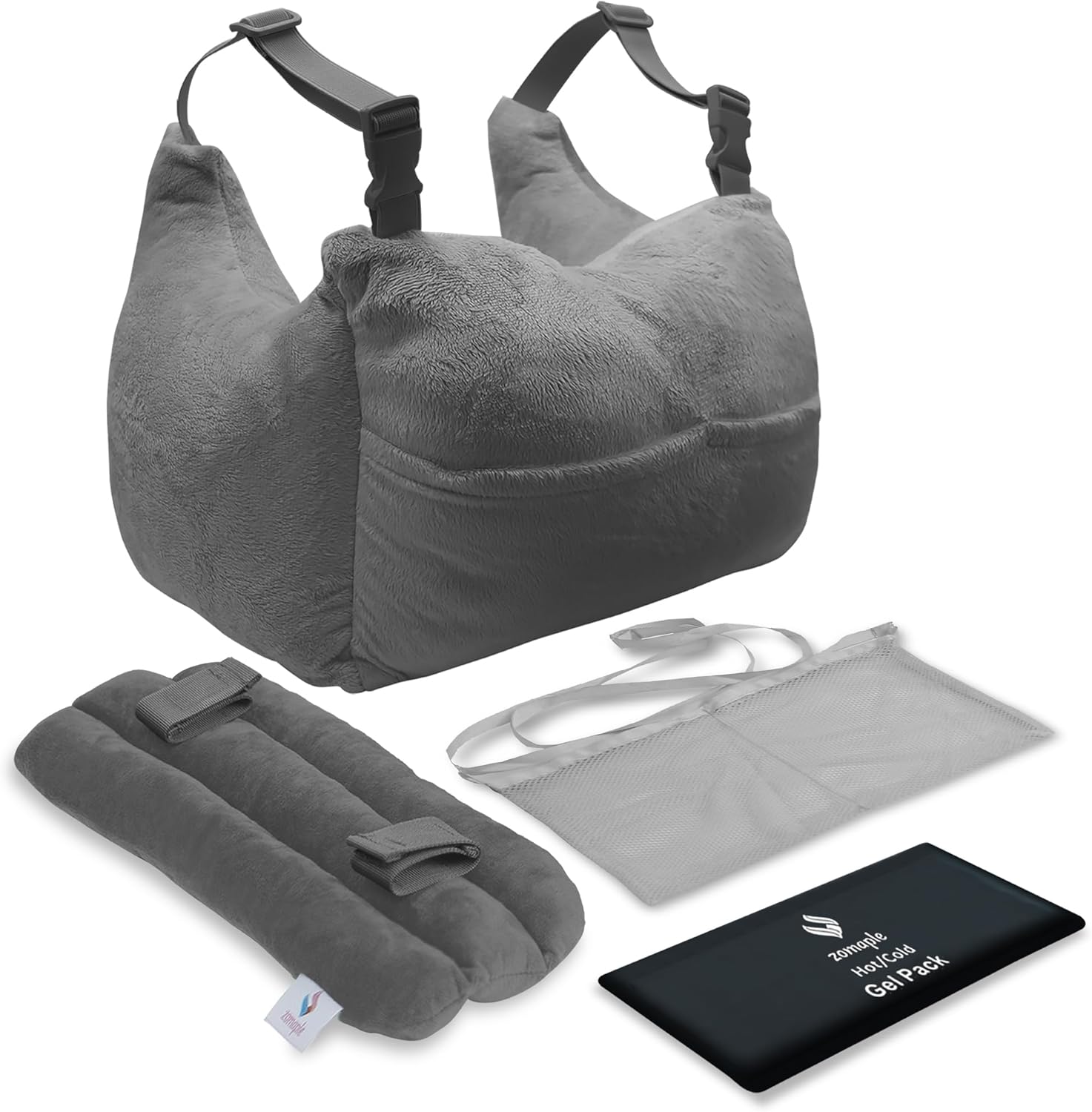 Mastectomy Pillow with Strap and Gel Pack for Recovery Support