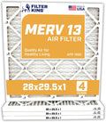 Filter King 28x29.5x1 Air Filter 4-Pack - MERV 13 Home HVAC