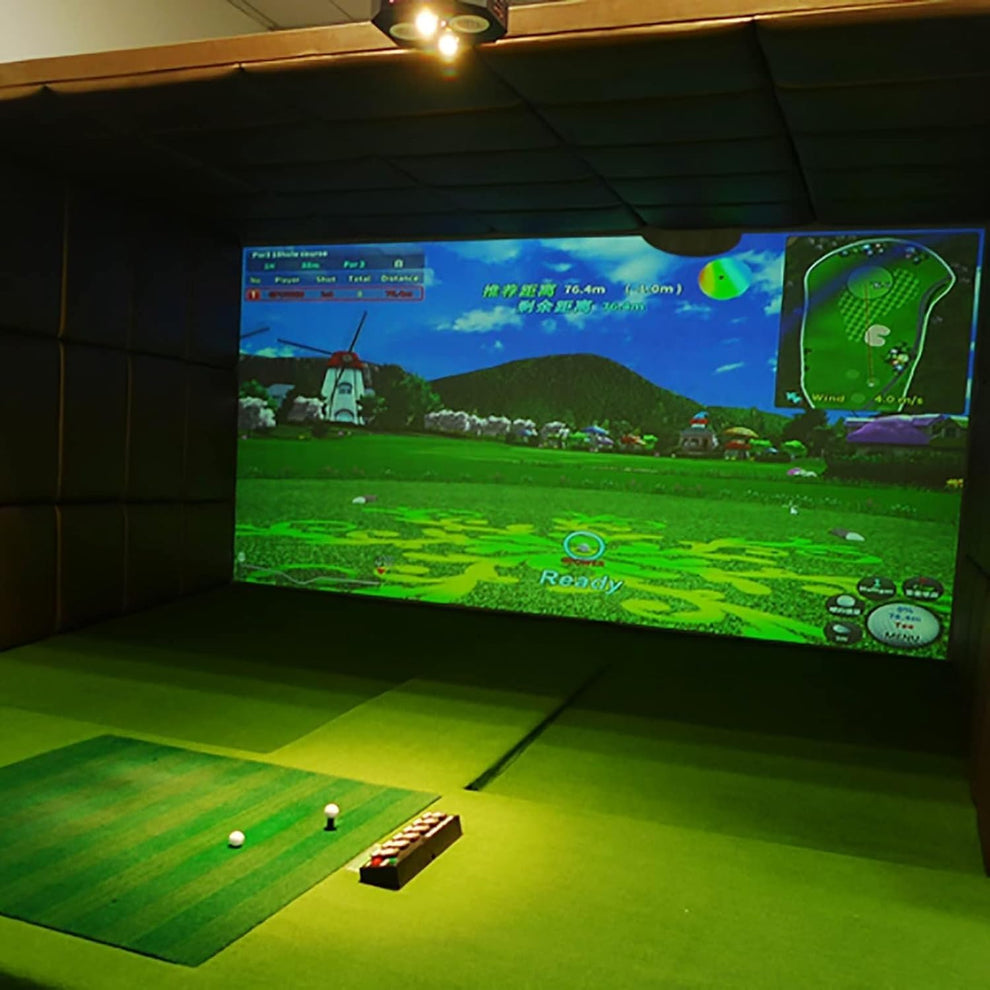 Premium Soundproof Golf Simulator Screen – GearMustHave