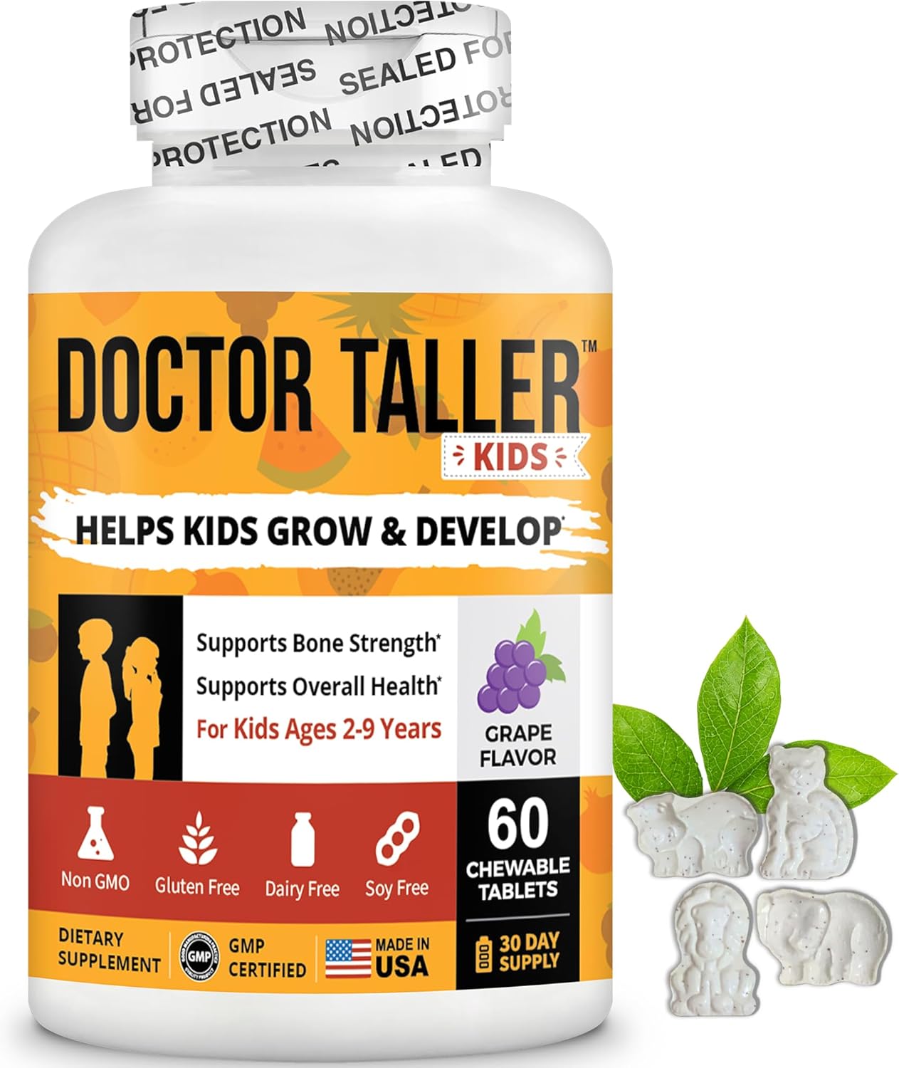 Doctor Taller Kids Multivitamins for Healthy Growth and Immunity