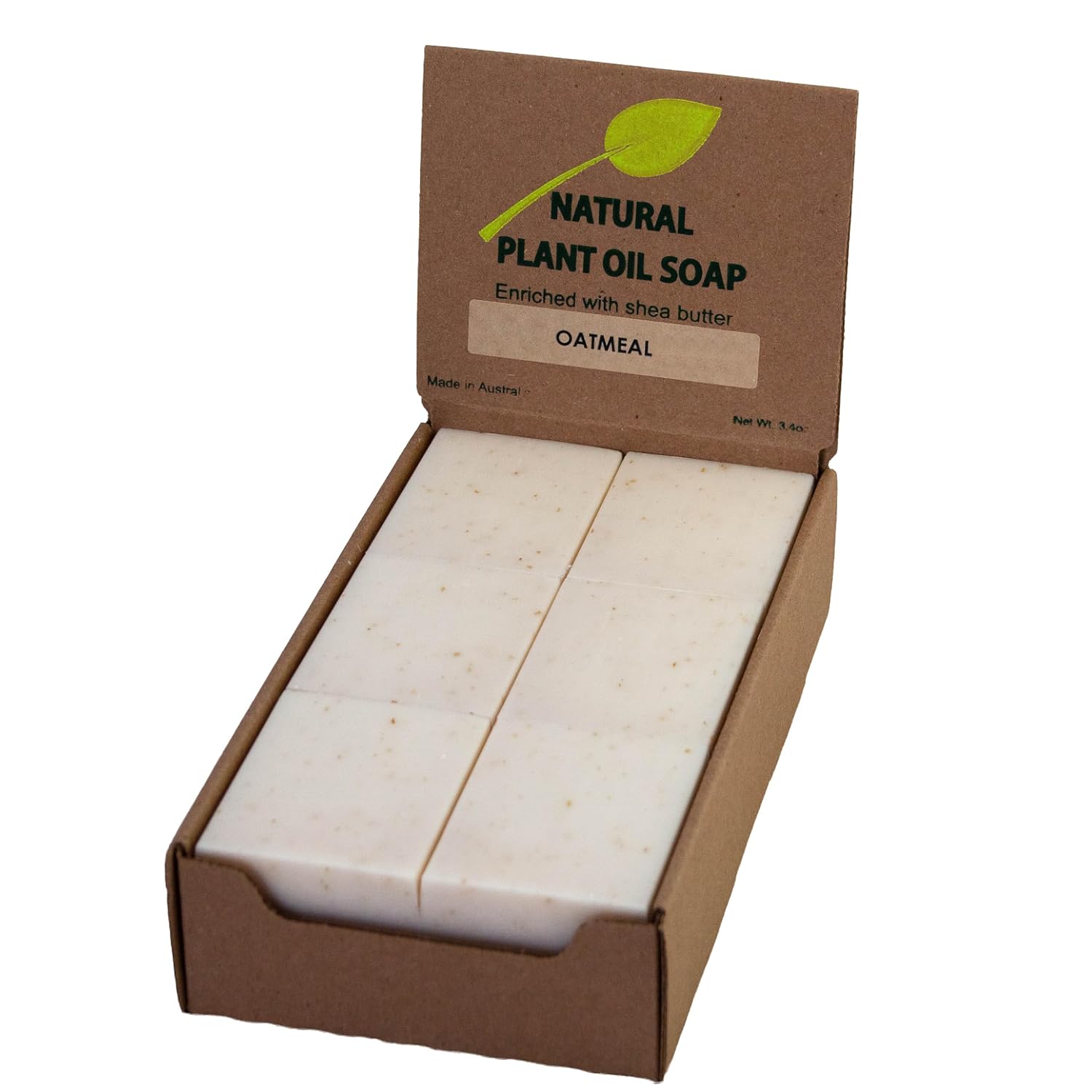 Oatmeal & Bran Scented Natural Soap Bars for Luxurious Bathing