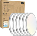 6PACK 7.5 in LED Flush Mount Ceiling Light 3CCT Selectable - Energy